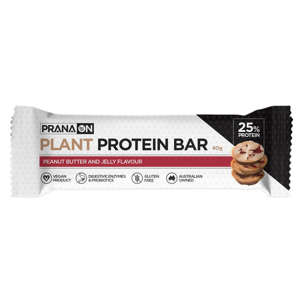 PranaOn Plant Protein Bar - Peanut Butter & Jelly 40g