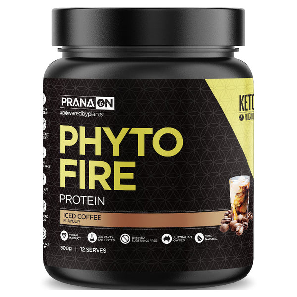 PranaOn Phyto Fire Protein - Iced Coffee 500g