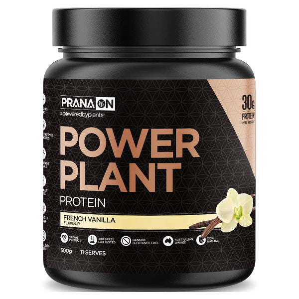 PranaOn Power Plant Protein - French Vanilla 500g