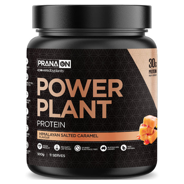PranaOn Power Plant Protein - Himalayan Salted Caramel 500g