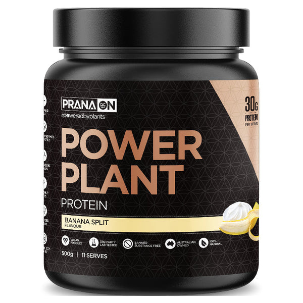 PranaOn Power Plant Protein - Banana Split 500g