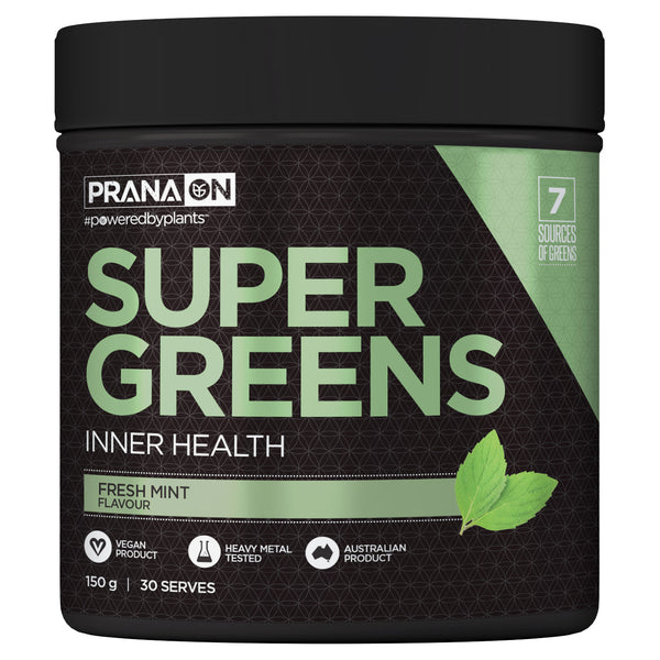 PranaOn Super Greens - Fresh Mint 150g