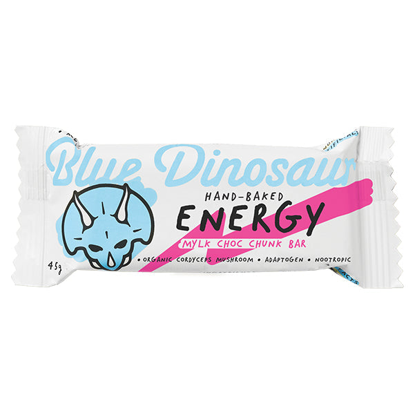 Blue Dinosaur Energy Bar Mylk Choc Chunk 45g