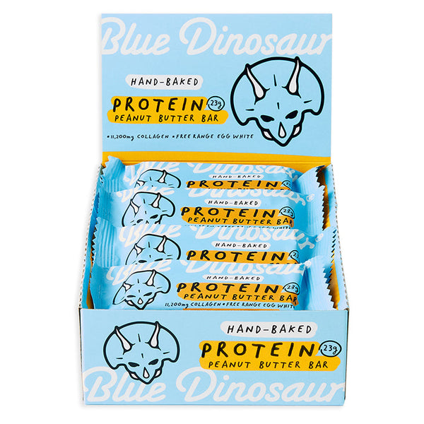 Blue Dinosaur Protein Bar Peanut Butter 60g x 12