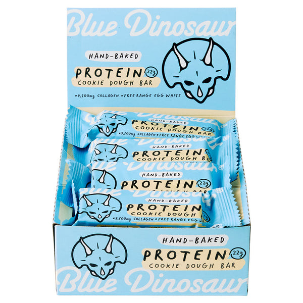 Blue Dinosaur Protein Cookie Dough Bar 60g x 12