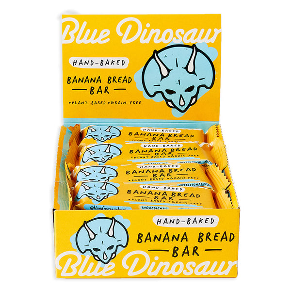 Blue Dinosaur Banana Bread Bar 45g x 12
