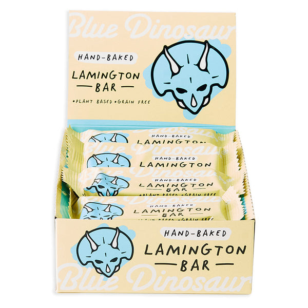 Blue Dinosaur Lamington Bar 45g x 12