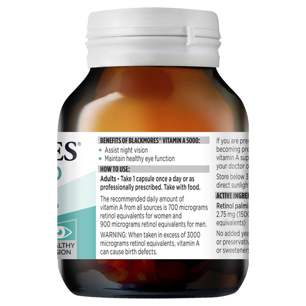 Blackmores Vitamin A 5000IU 150 Capsules