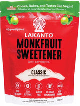 LAKANTO Classic Monkfruit Sweetener White Sugar Replacement 200g