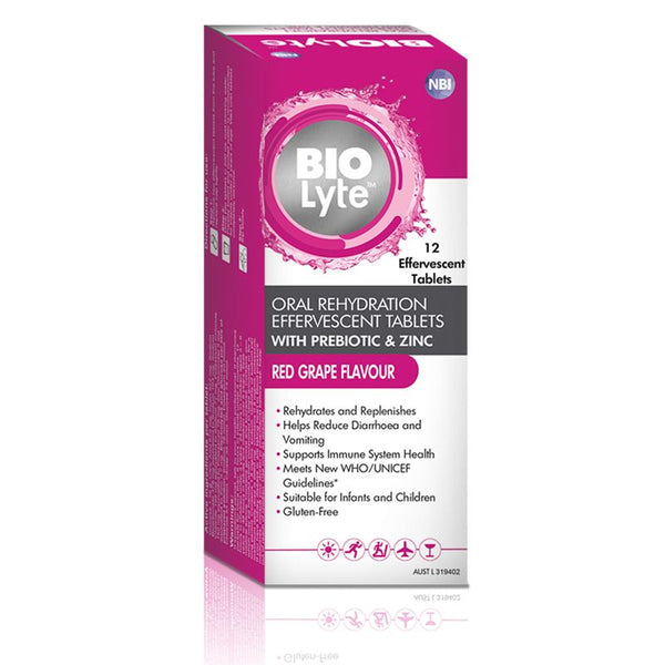 Bio Lyte Effervescent Red Grape Tablet 12s