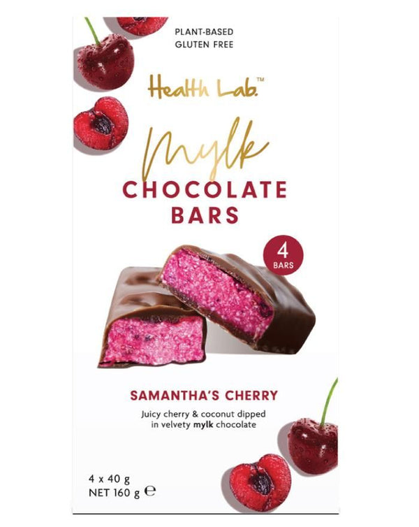 Health Lab Multipack Mylk Chocolate Bars Cherry 160g