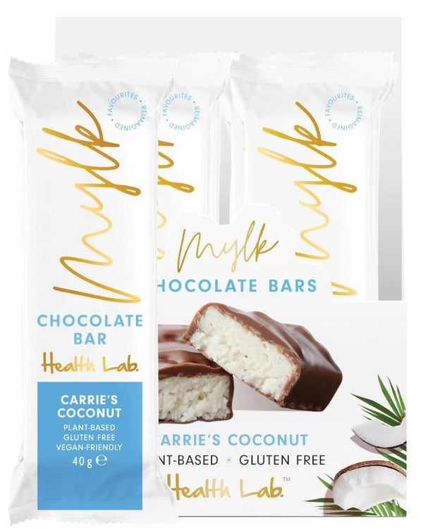 Health Lab Mylk Chocolate Bar Coconut 40g