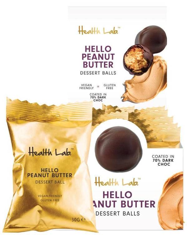 Health Lab Raw Dessert Balls Hello Peanut Butter 30g