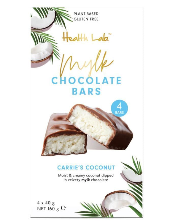 Health Lab Multipack Mylk Chocolate Bars Coconut 160g
