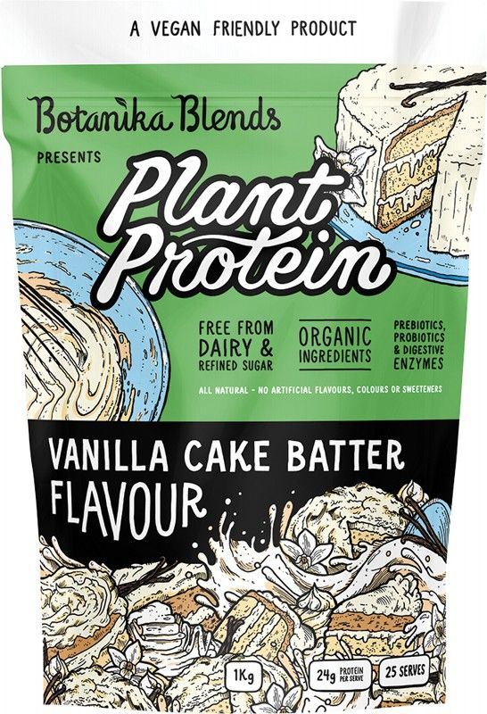 Botanika Blends Vanilla Cake Batter Plant Protein 1kg