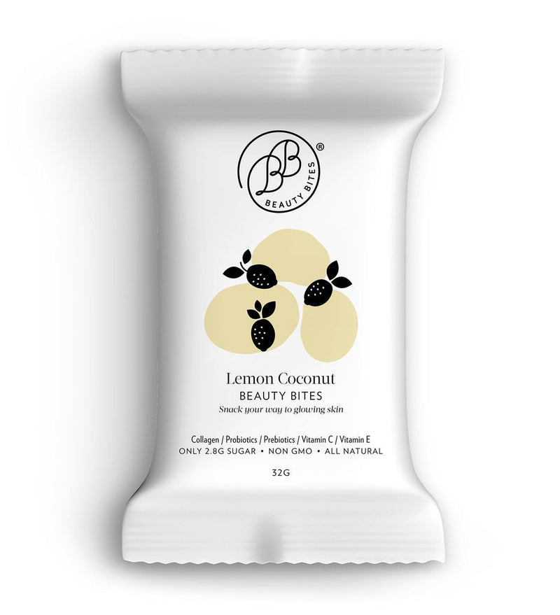 Krumbled Foods Lemon Coconut Beauty Bites 32g