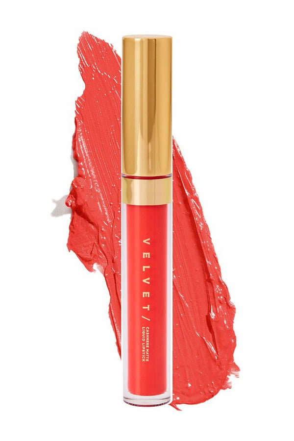Velvet Concepts Cashmere Matte Liquid Lipstick 6.6ml - Flambe