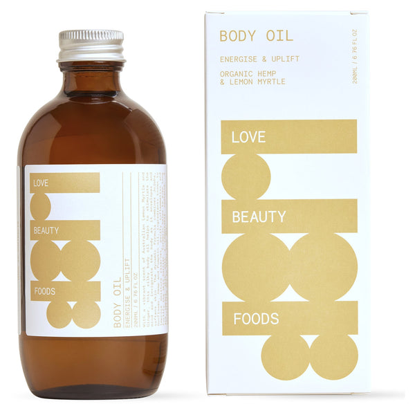 Love Beauty Foods Energise & Uplift Body Oil 200ml