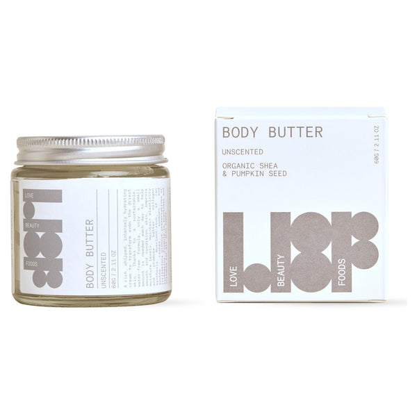 Love Beauty Foods Unscented Body Butter 120ml