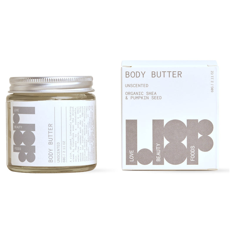 Love Beauty Foods Unscented Body Butter 120ml