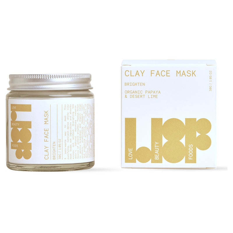 Love Beauty Foods Brighten Clay Face Mask 30g