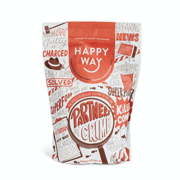 HAPPY WAY Whey Protein Powder Chocolate Hazelnut 500g