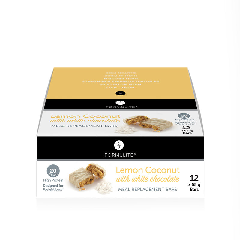 Formulite Meal Replacement 12 Bar Box - Lemon Coconut Flavour