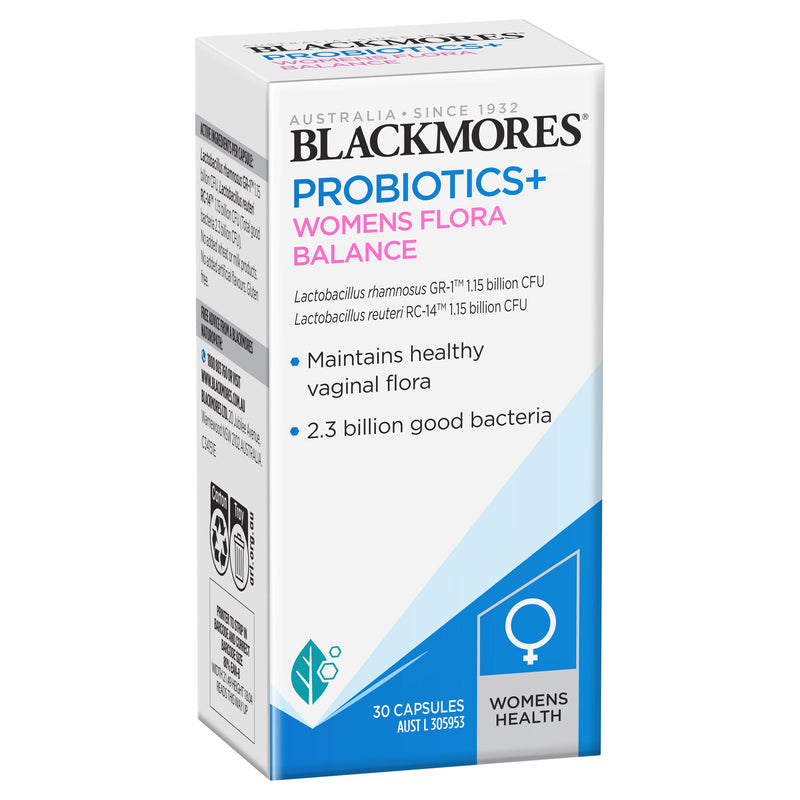 Blackmores Probiotics+ Womens Flora Balance 30 Capsules