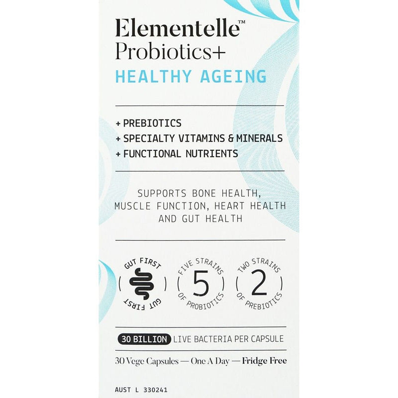 Elementelle Probiotics Healthy Ageing 30 Capsules