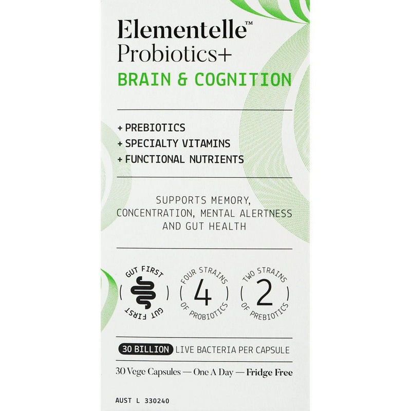 Elementelle Probiotics Brain & Cognition 30 Capsules