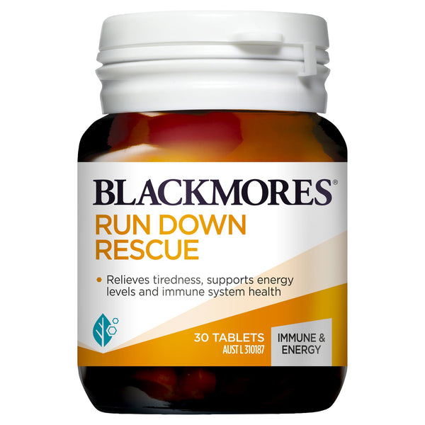 Blackmores Run Down Rescue 30 Tablets