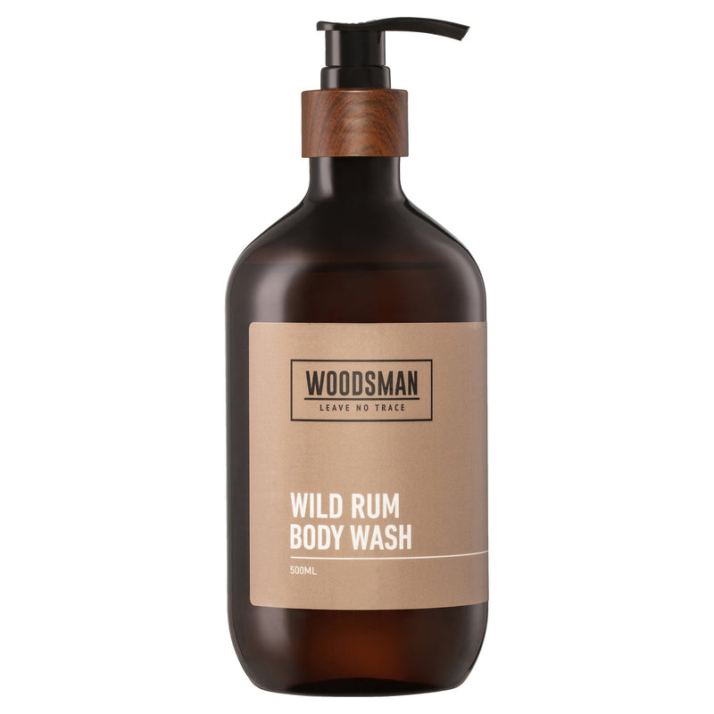 Woodsman Wild Rum Body Wash 500ml