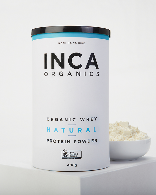 INCA Organics Organic Whey Natural Protein Powder 400g