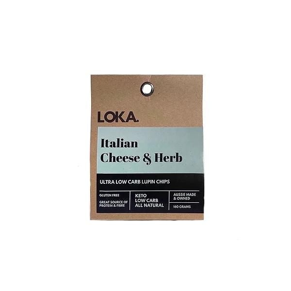 Loka Italian Cheese & Herb Crackers 160g