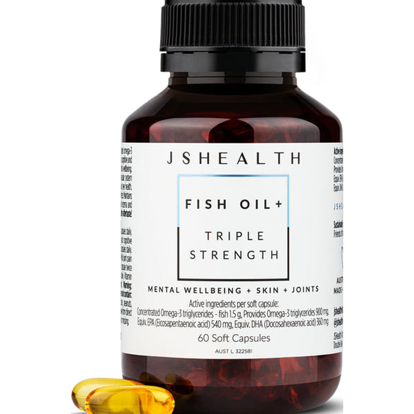 JS Health Fish Oil + Triple Strength 60