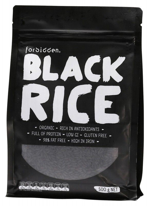 FORBIDDEN Black Rice 98% Fat Free Low G. I. 500g