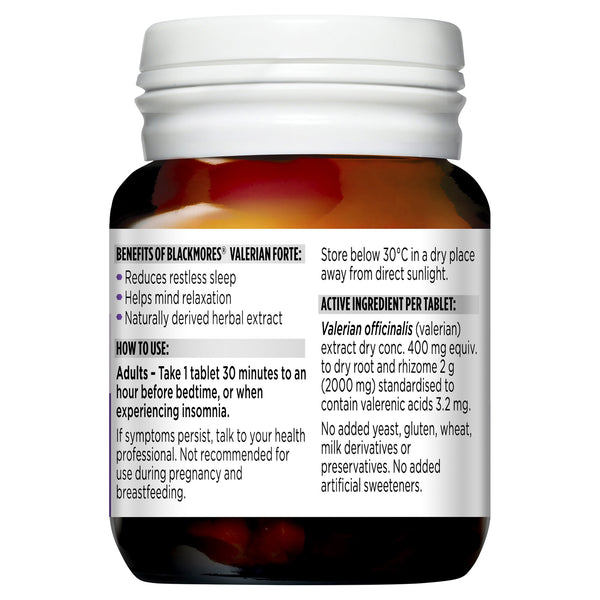 Blackmores Valerian Forte 2000mg 30 Tablets