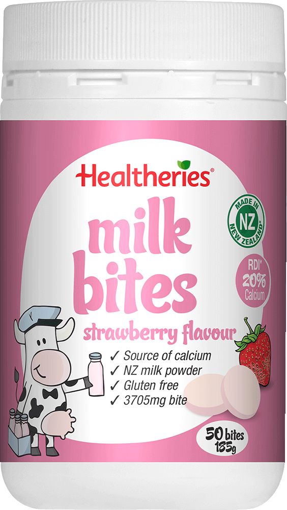 Healtheries Milk Bits- Strawberry 185gm