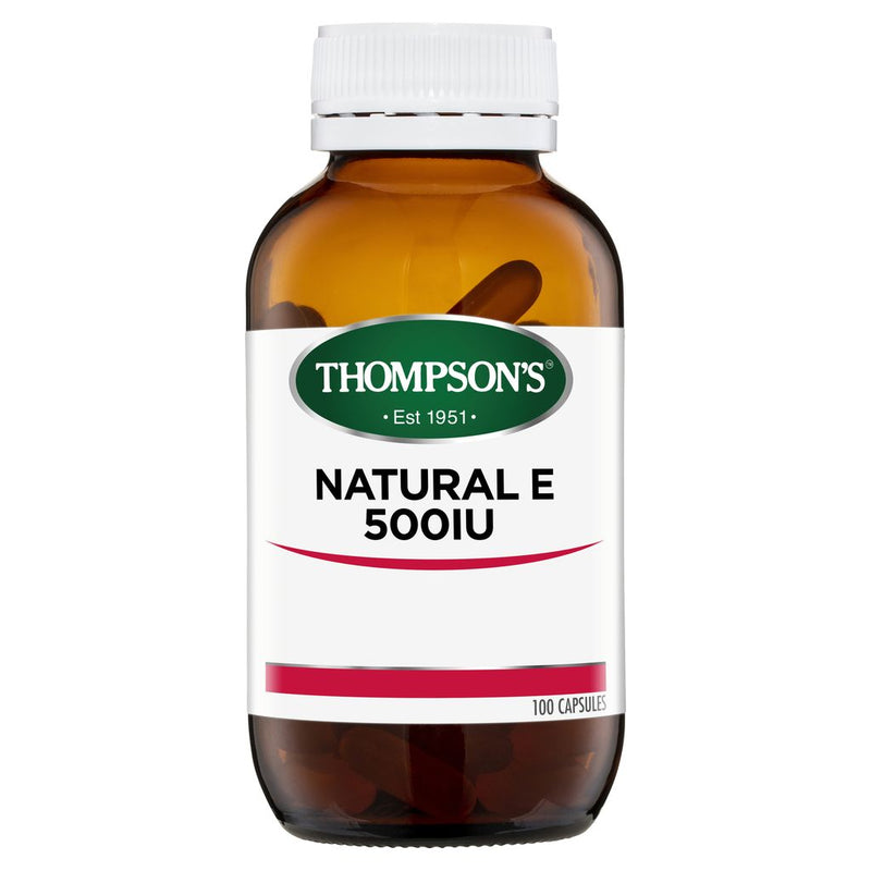 Thompson's Natural E 500Iu 100 Capsules