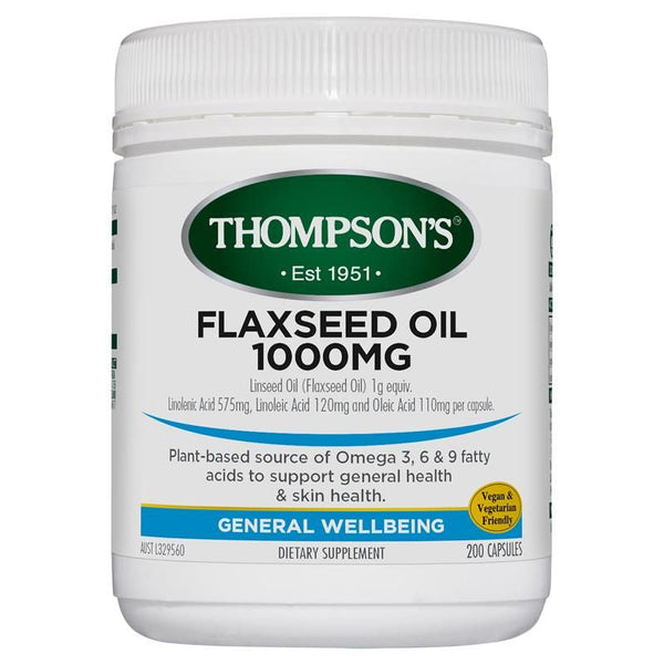 Thompson's Flaxseed Oil 1000mg