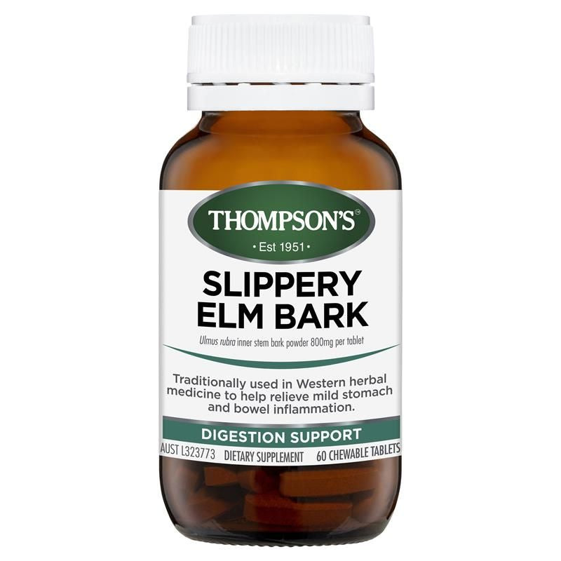 Thompson's Slippery Elm Bark 800mg 60 Tablets