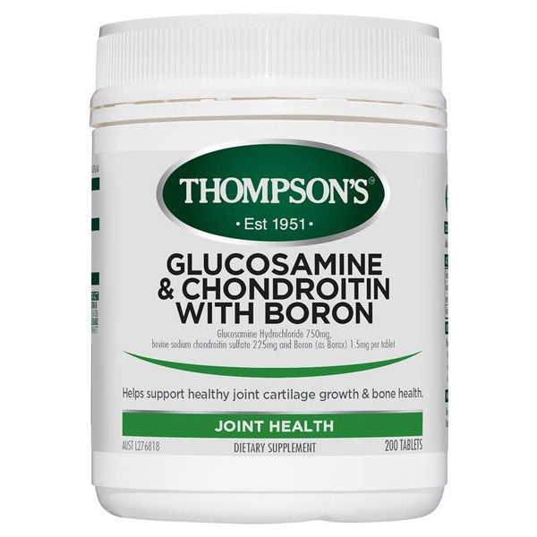 Thompson's Glucosamine & Chondroitin With Boron 200 Tablets