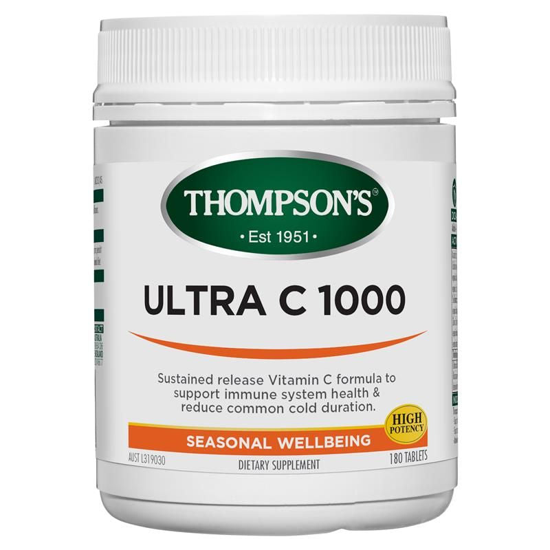 Thompson's Ultra C 1000mg 180 Tablets