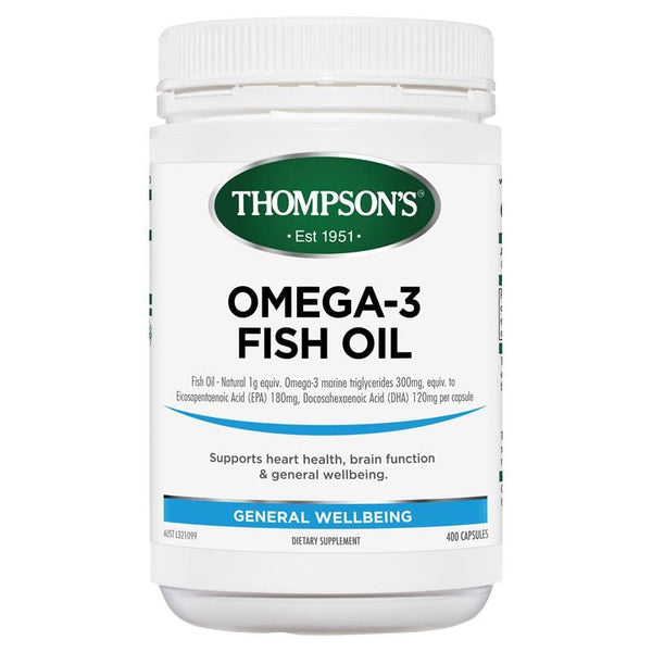 Thompson's Omega 3 Fish Oil 400 Capsules