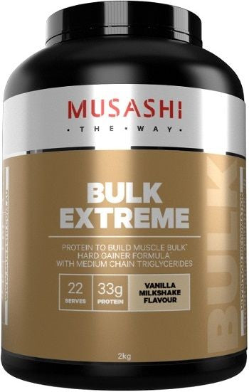 Musashi Bulk Extreme Vanilla Milkshake 2 kg