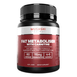 Musashi Fat Metaboliser With Carnitine 60 Capsules