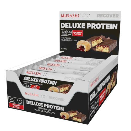 Musashi Deluxe Protein Jam Donut 60g X 12