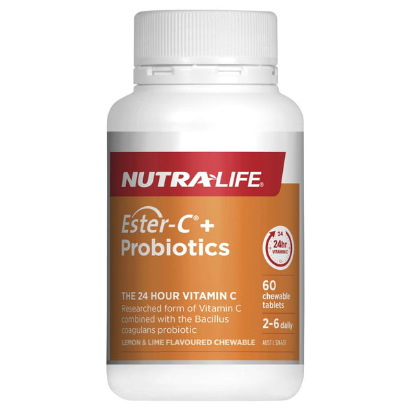 Nutra-Life Ester-C + Probiotics 60 Capsules