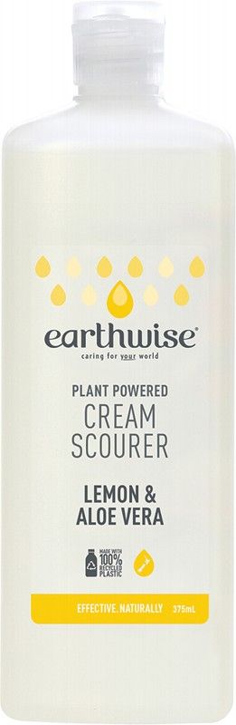 Earthwise Cream Scourer Lemon & Aloe Vera 375ml