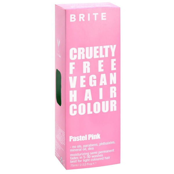 Brite Organix Semi Permanent Hair Colour 75 ml - Pastel Pink
